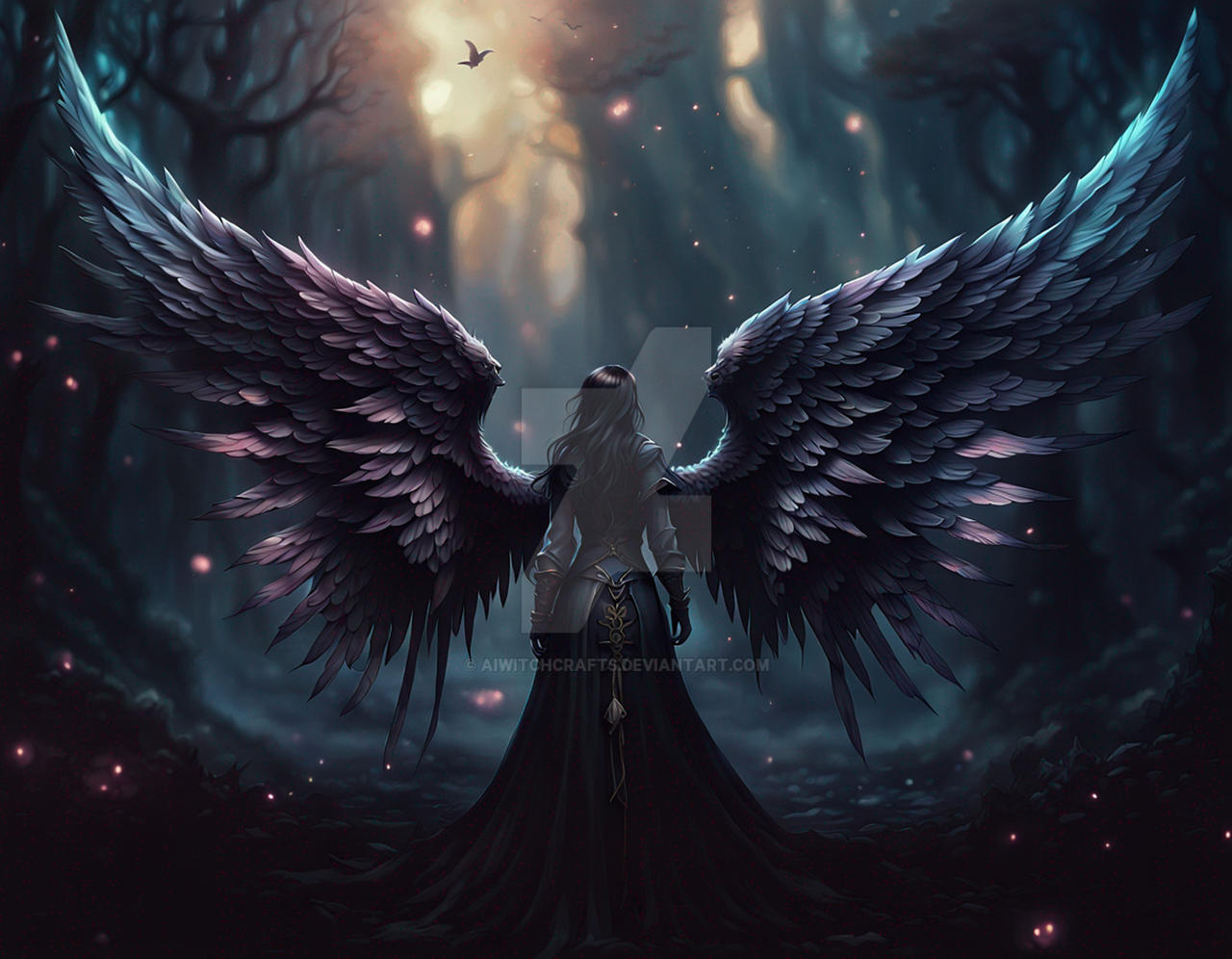Fallen Angel Rear View 4k Fallen Angel Wallpaper 004 by AiWitchCrafts on DeviantArt