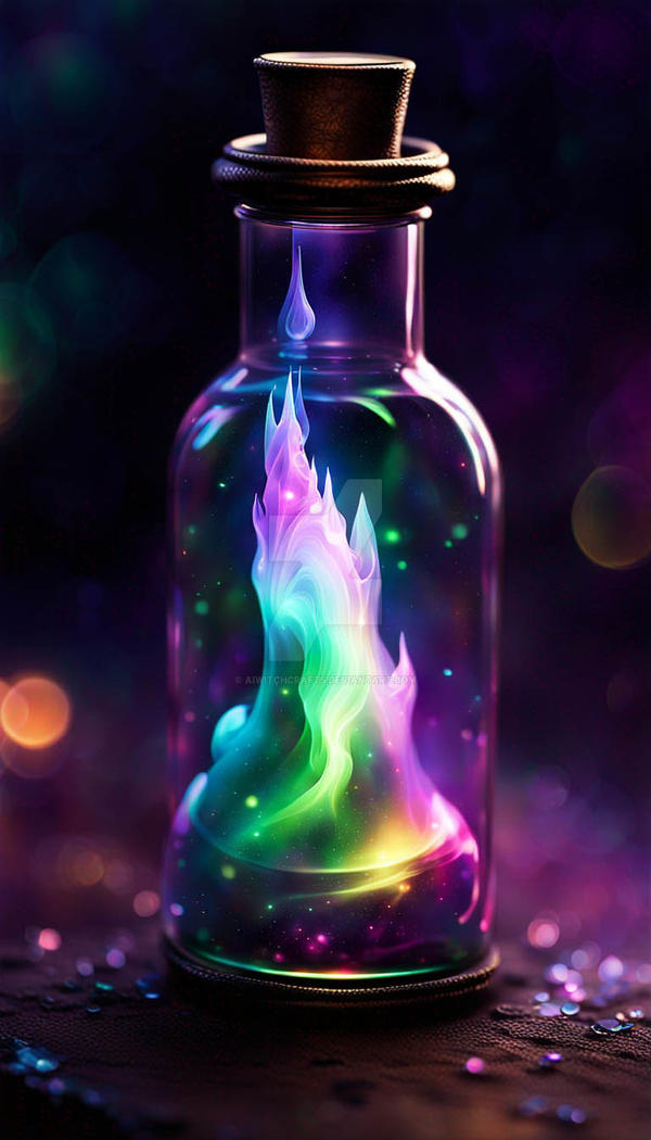 Fantasy Ink Container Fantasy Bottles 002 by AiWitchCrafts on DeviantArt