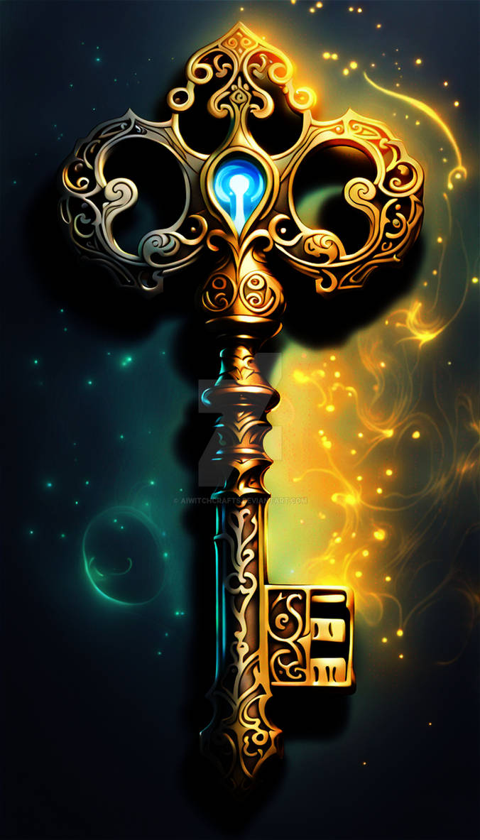 Magic Key Refrence Magical Ethereal Key by AiWitchCrafts on DeviantArt