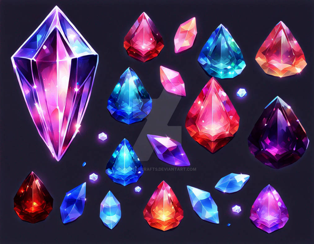 Fanatsy Gems Fantasy Magic Gems 001 by AiWitchCrafts on DeviantArt