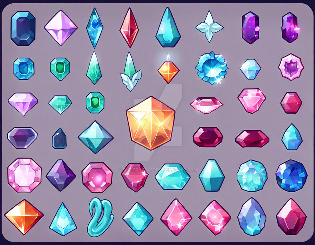 Fanatsy Gems Fantasy Magic Gems 005 by AiWitchCrafts on DeviantArt
