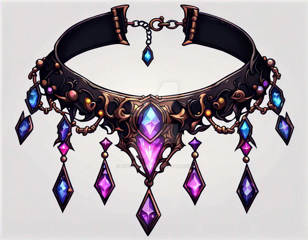 Magical Fantasy Collar 005 by AiWitchCrafts on DeviantArt