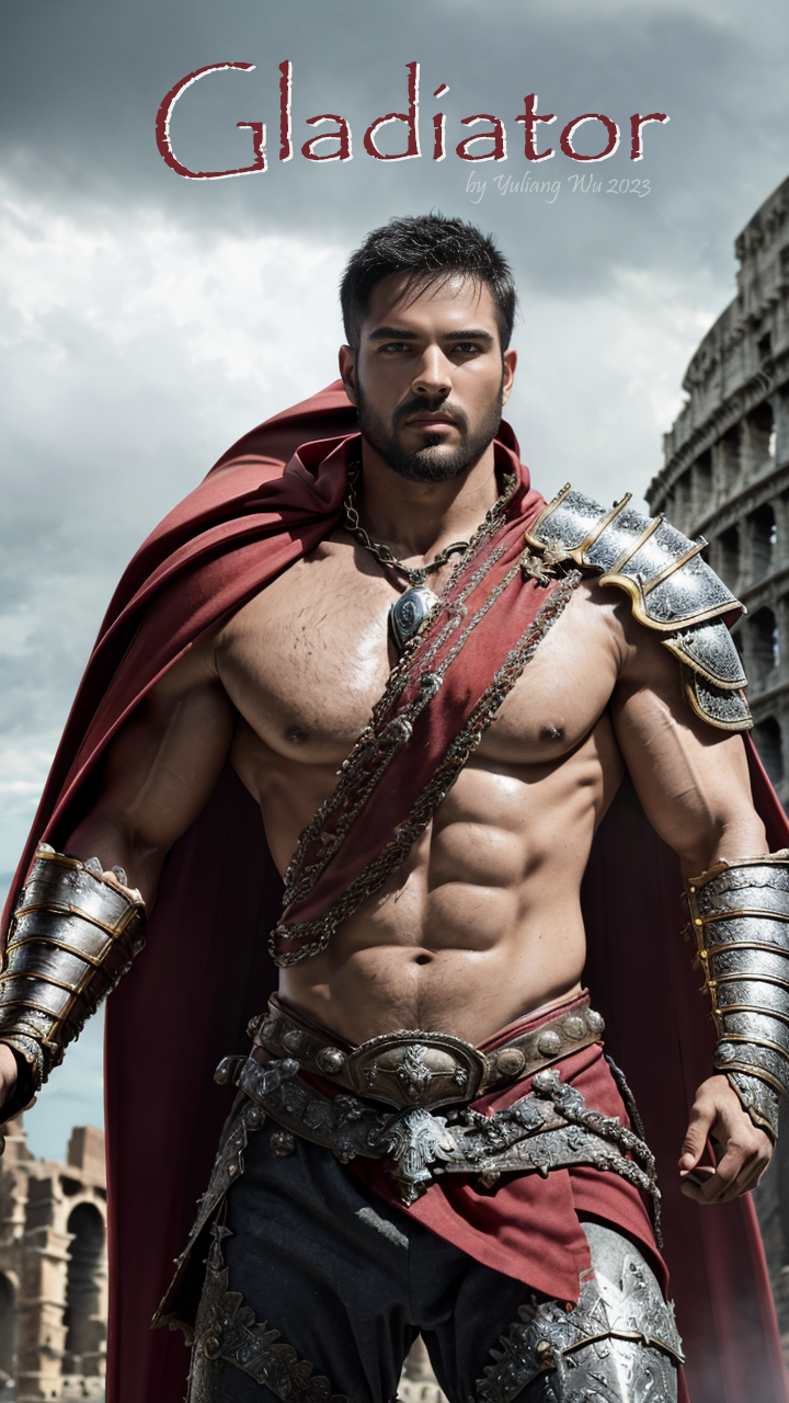 Gladiator - AI Art by Yuliang Wu by YuliangWuArtGallery on DeviantArt