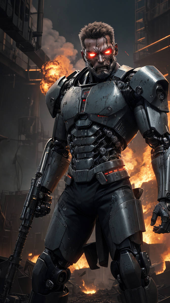 Terminators Row 01327-1808255799-In the movie Terminator, the pr by YuliangWuArtGallery ...