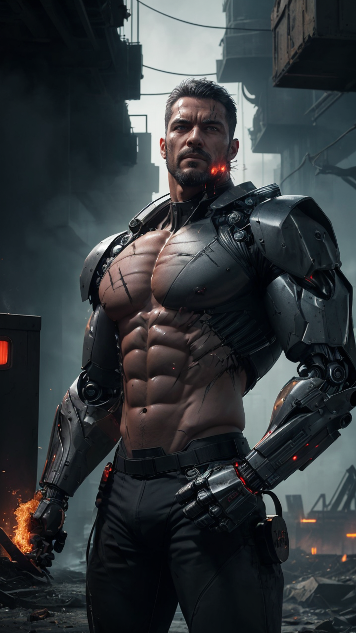 Terminator Ai Character The Terminator - AI Art by Yuliang Wu by YuliangWuArtGallery on DeviantArt