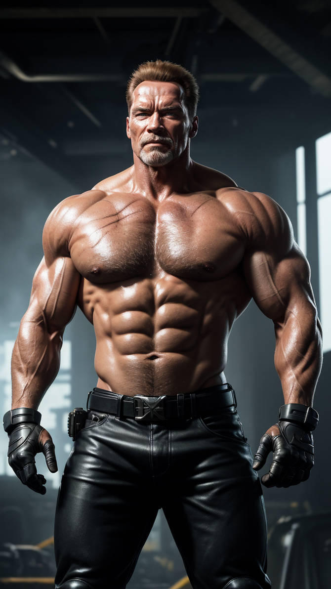 Buff Terminator The Terminator - AI Art by Yuliang Wu by YuliangWuArtGallery on DeviantArt