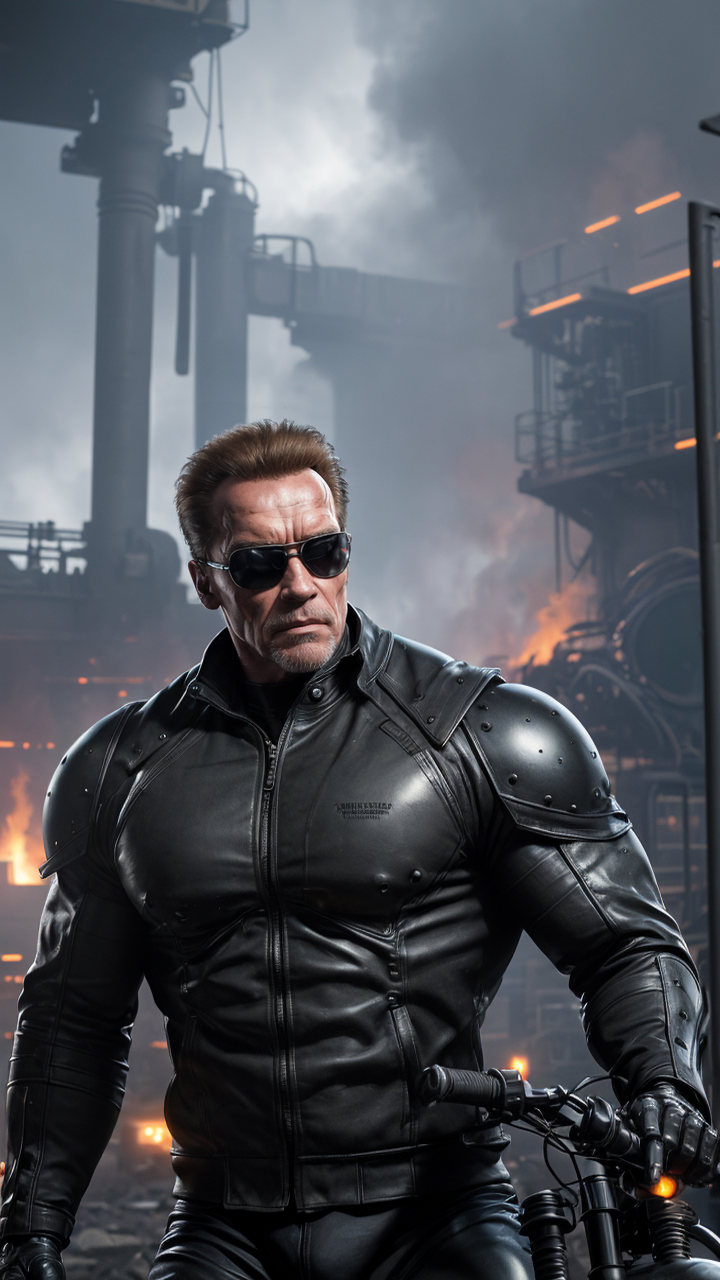 The Terminator - AI Art by Yuliang Wu by YuliangWuArtGallery on DeviantArt