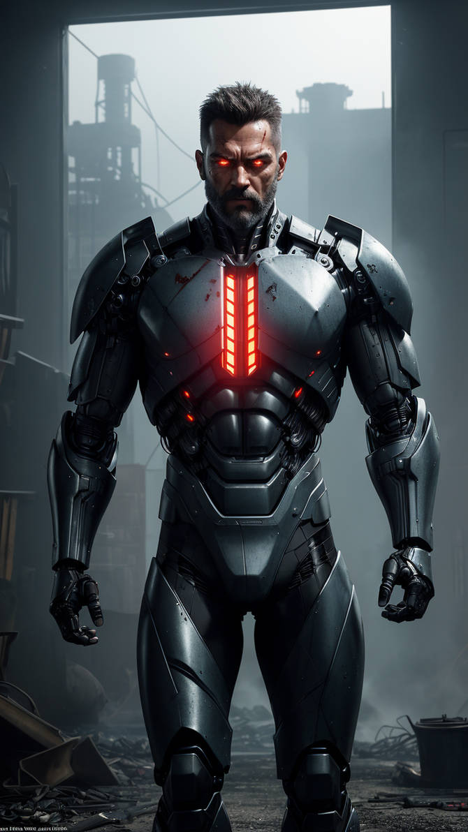 The Terminator - AI Art by Yuliang Wu by YuliangWuArtGallery on DeviantArt