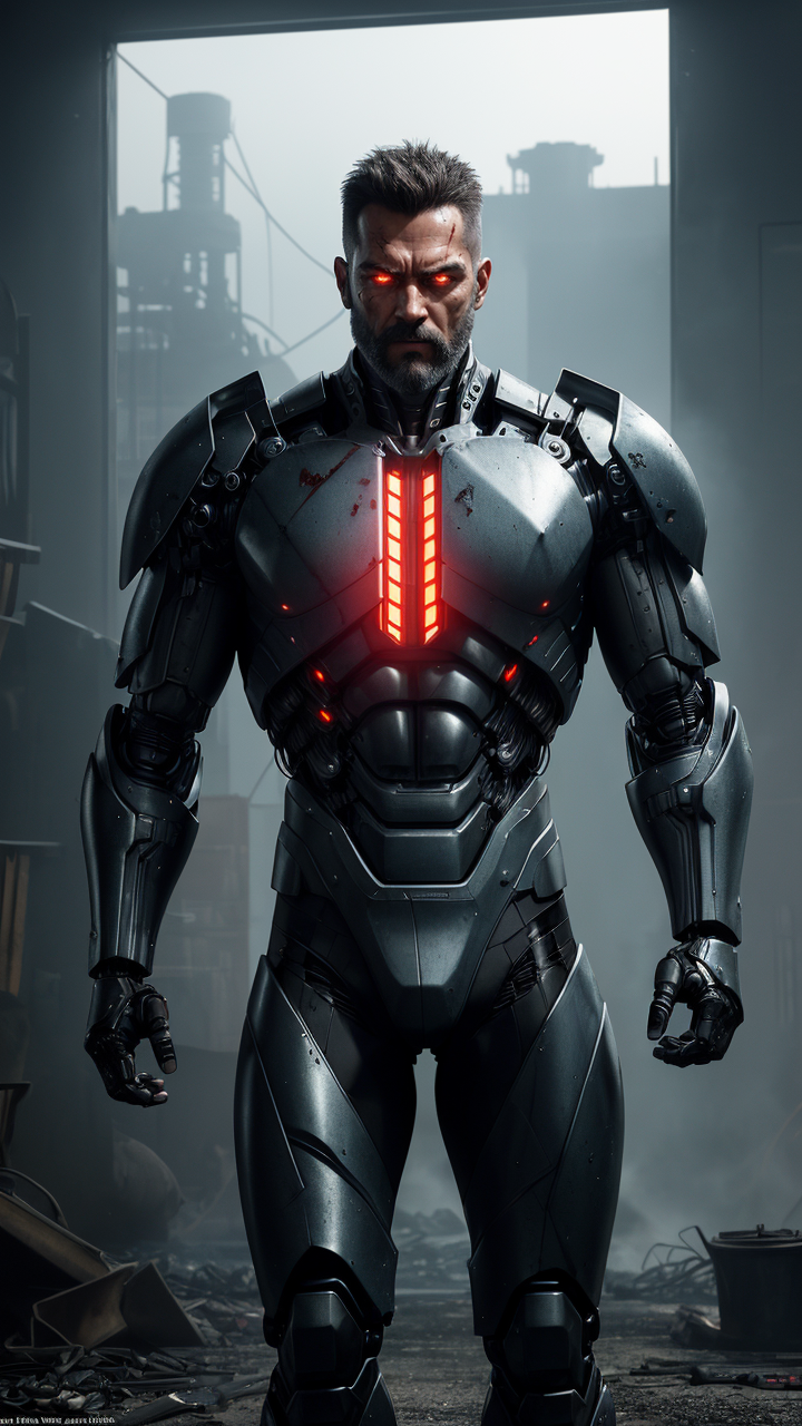 Terminator Ai Character The Terminator - AI Art by Yuliang Wu by YuliangWuArtGallery on DeviantArt