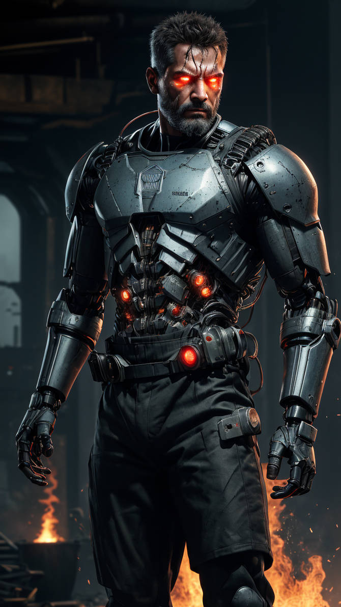 Perry Terminator 01551-3794705692-In the movie Terminator, the pr by YuliangWuArtGallery ...