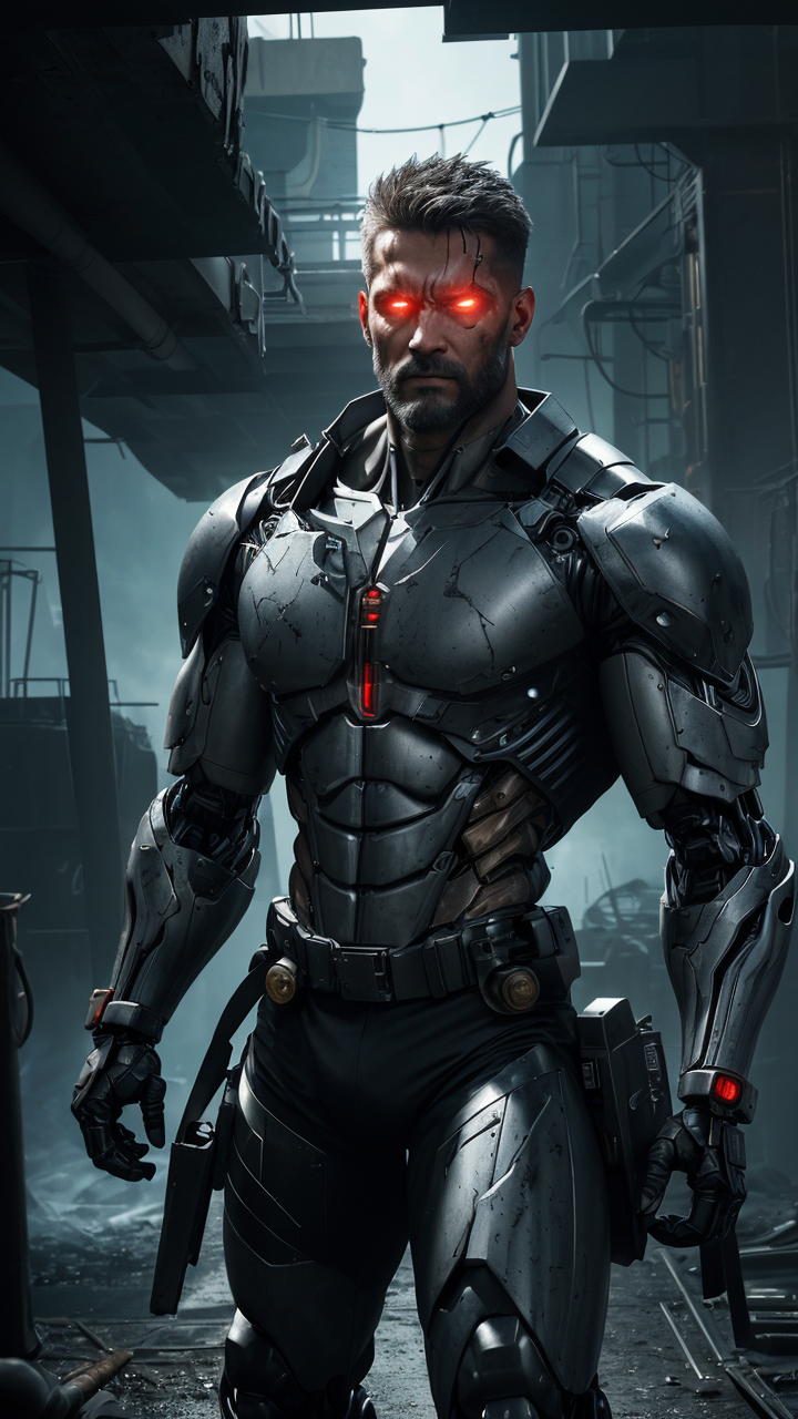 Terminator Ai Character The Terminator - AI Art by Yuliang Wu by YuliangWuArtGallery on DeviantArt