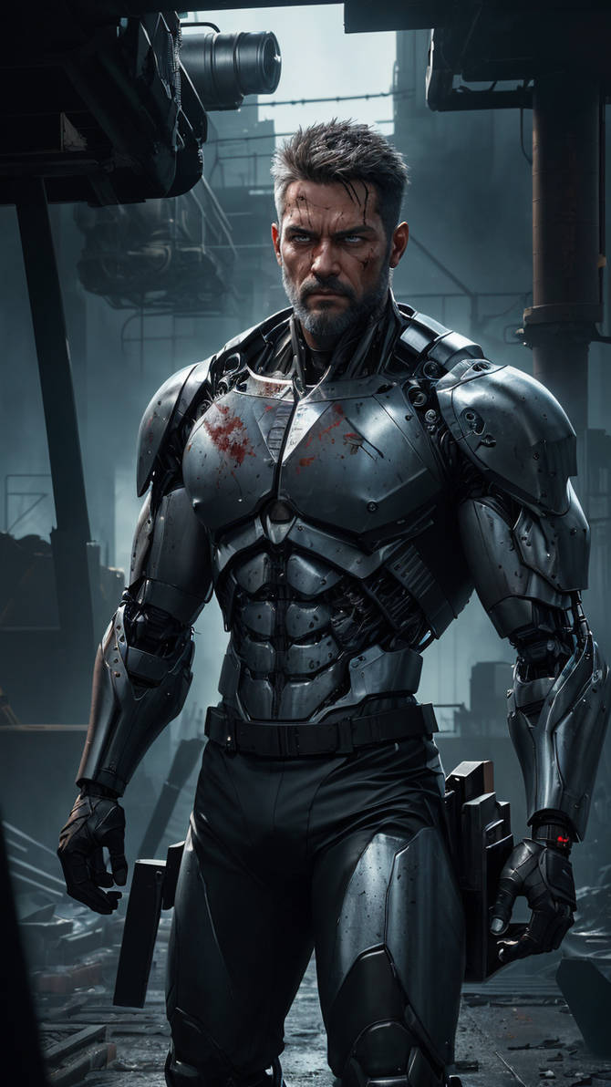 The Terminator - AI Art by Yuliang Wu by YuliangWuArtGallery on DeviantArt