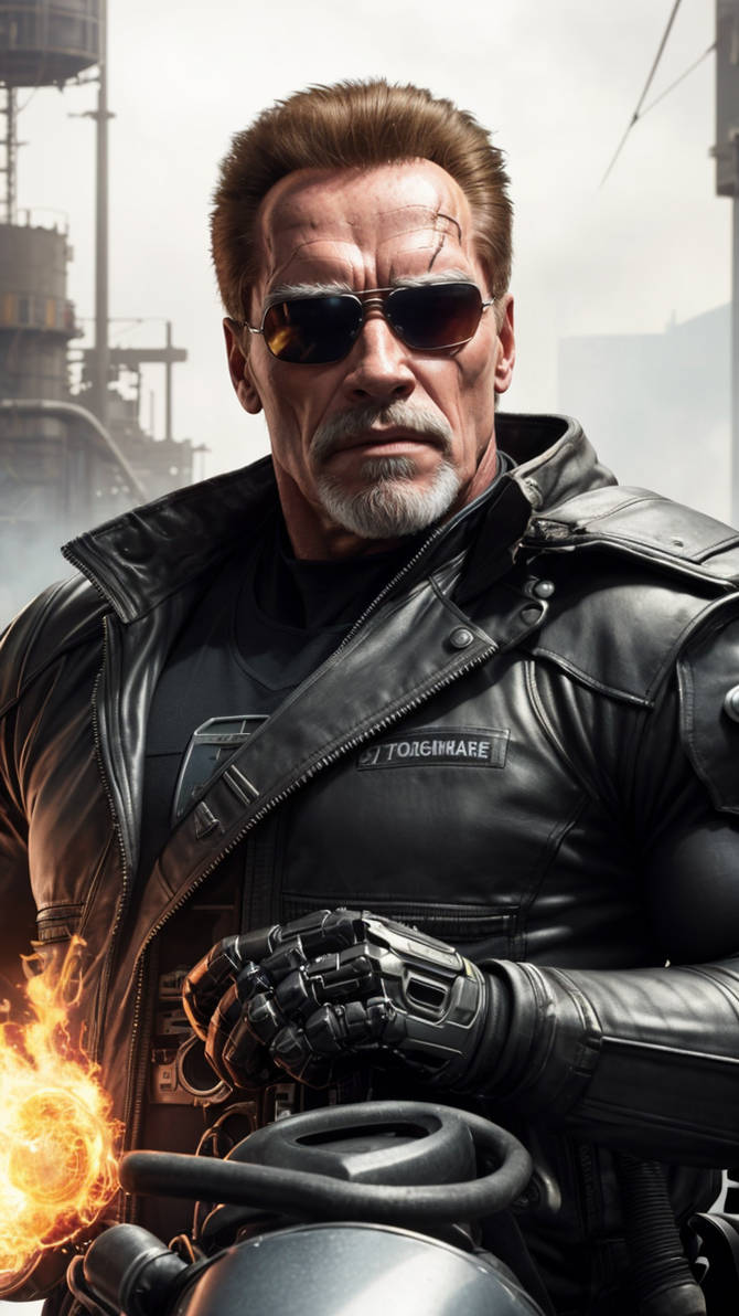 The Terminator - AI Art by Yuliang Wu by YuliangWuArtGallery on DeviantArt