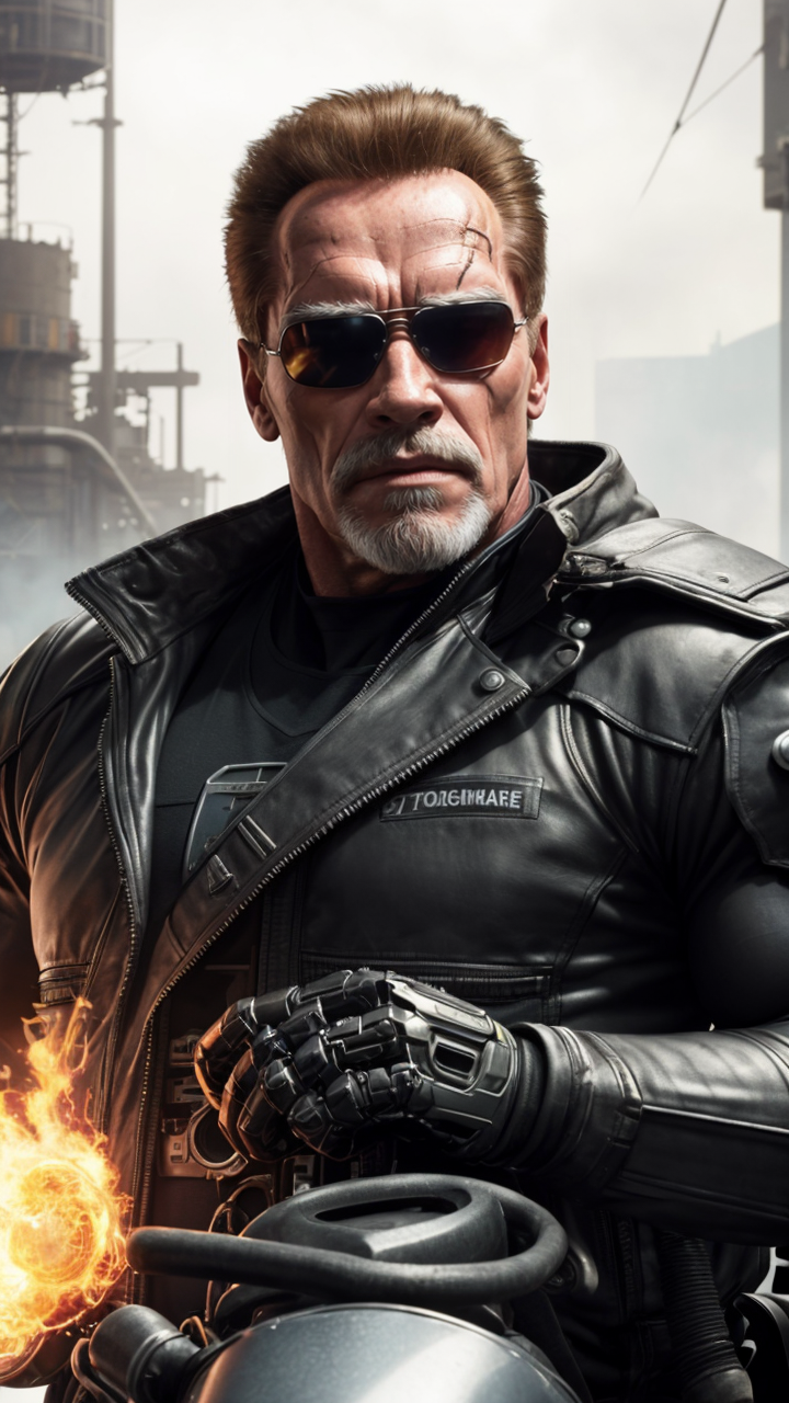 Terminator Ai Character The Terminator - AI Art by Yuliang Wu by YuliangWuArtGallery on DeviantArt