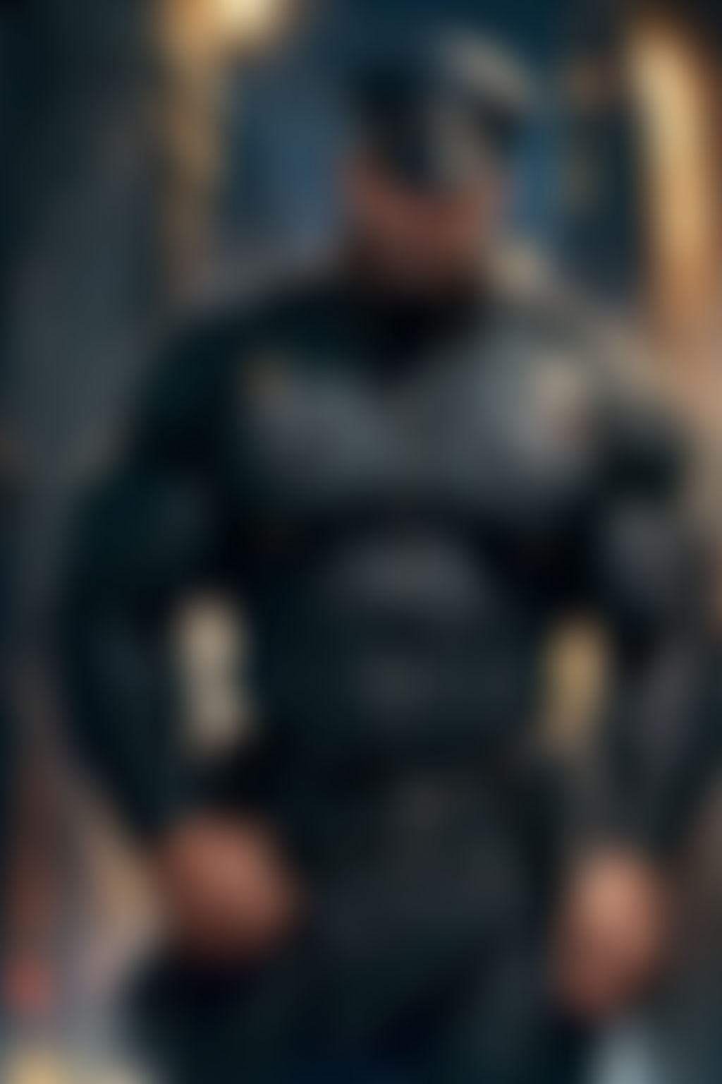 Buff Cops Deviantart Muscle Police Patrol - AI Art by Yuliang Wu by YuliangWuArtGallery on ...