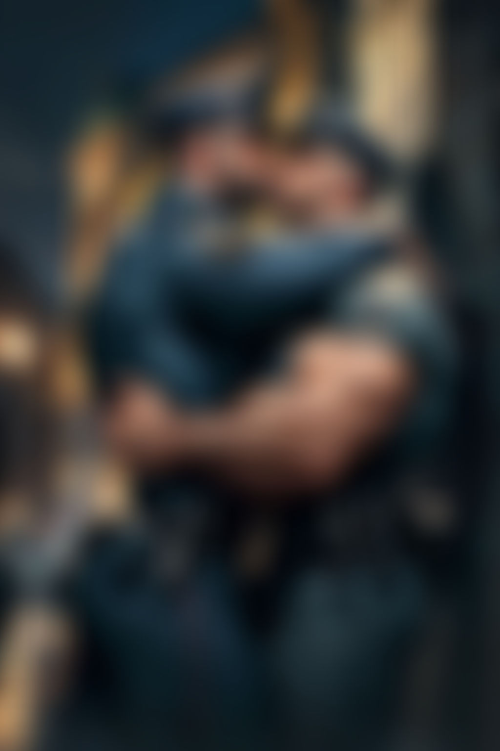 Buff Cops Deviantart Muscle Police Patrol - AI Art by Yuliang Wu by YuliangWuArtGallery on ...