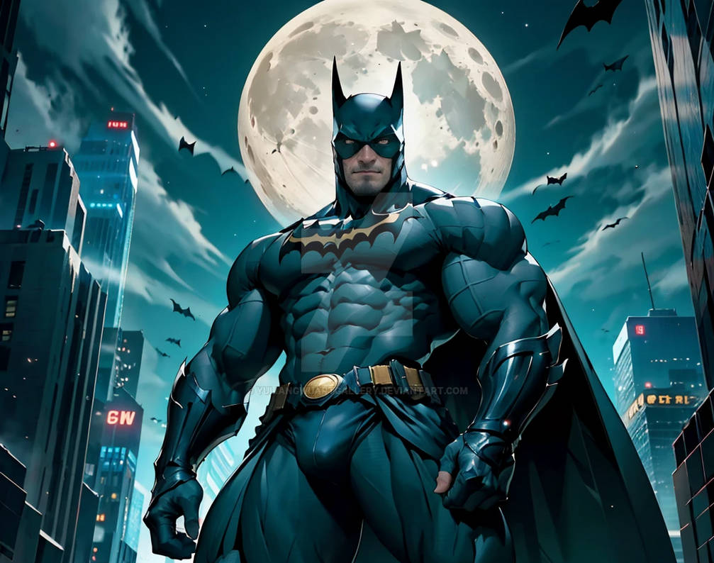 Batman - AI Art by Yuliang Wu by YuliangWuArtGallery on DeviantArt
