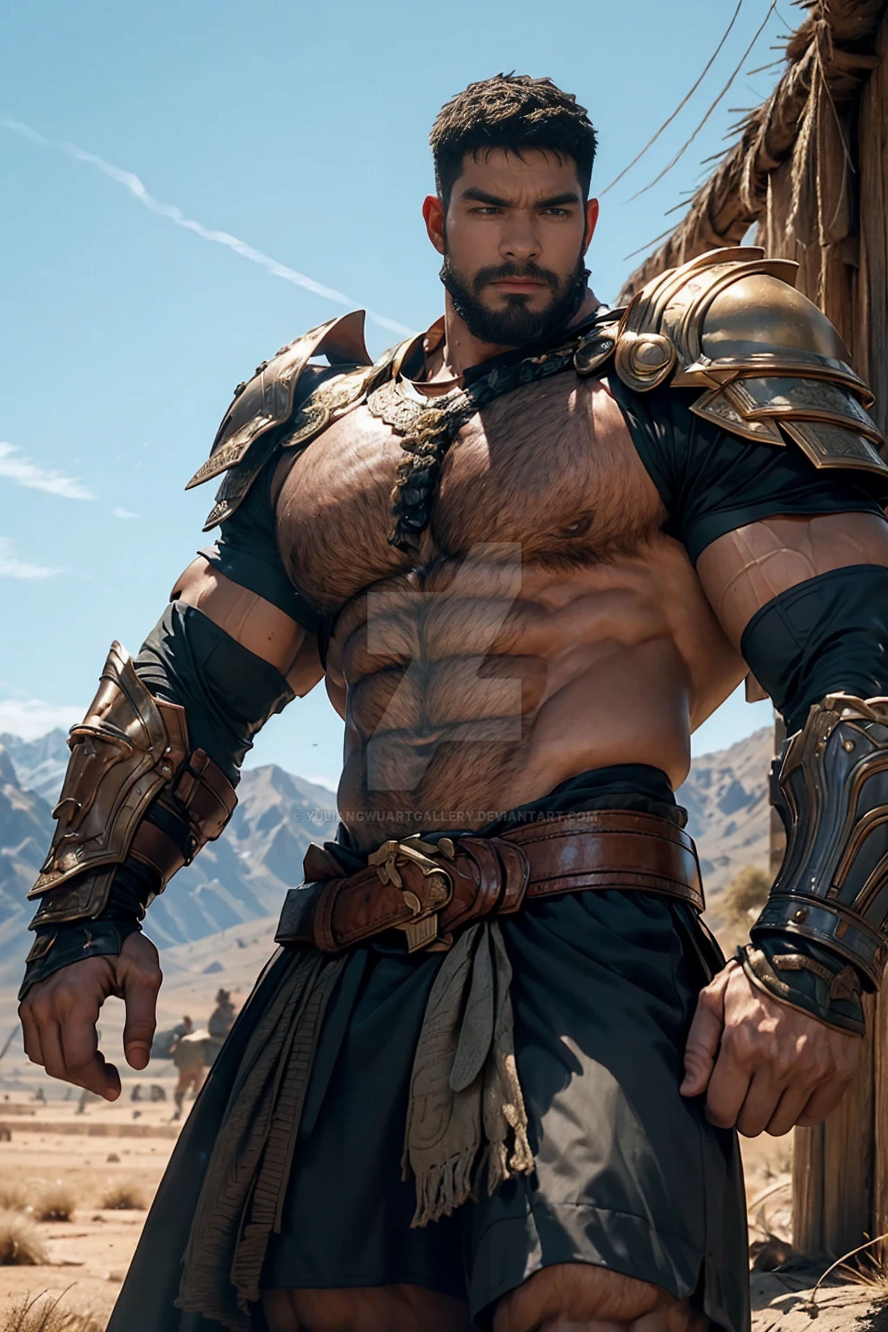 Gladiator - AI Art by Yuliang Wu by YuliangWuArtGallery on DeviantArt