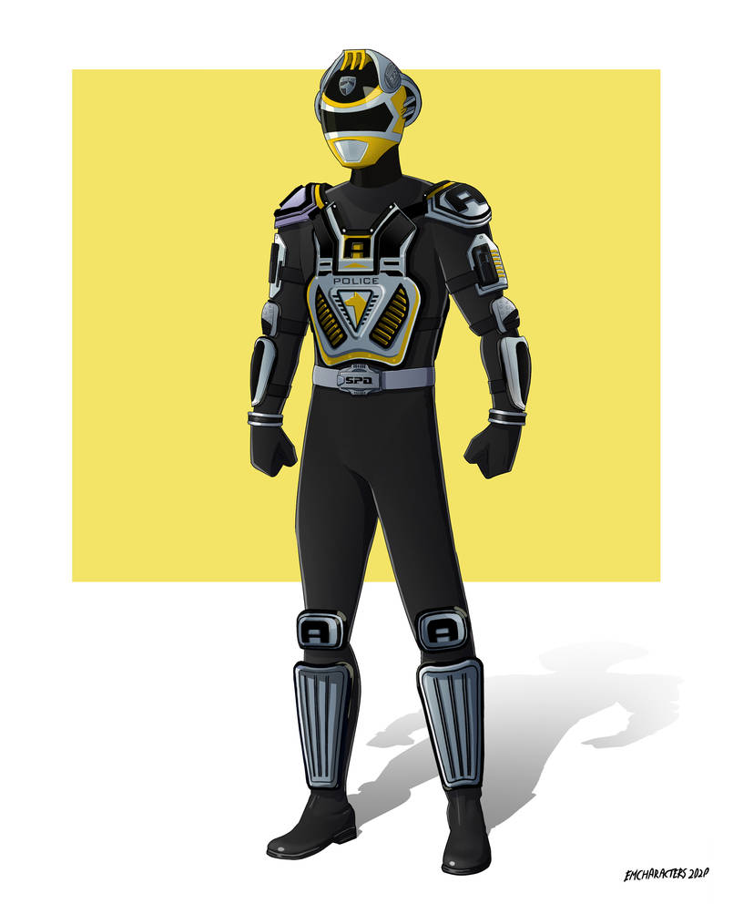 A-Squad SPD Yellow Ranger by EduardoM on DeviantArt