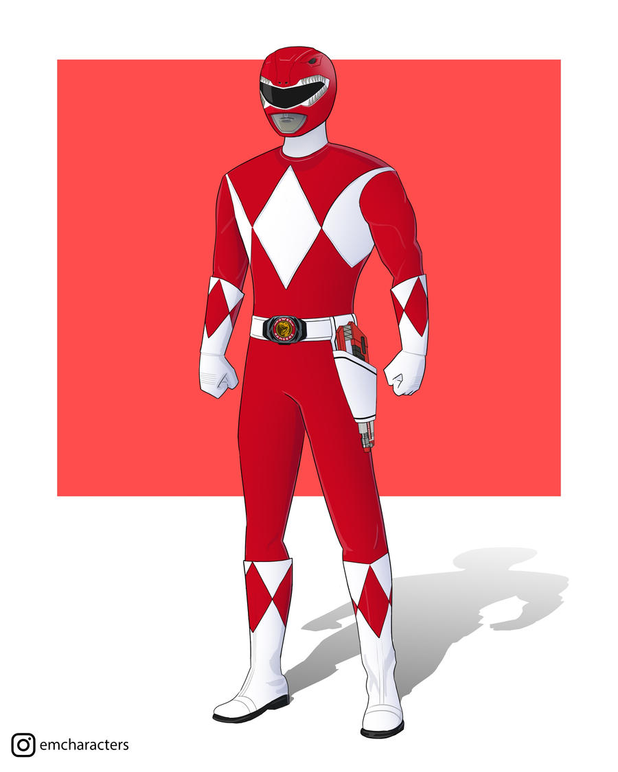 Mighty Morphin Red Ranger by EduardoM on DeviantArt
