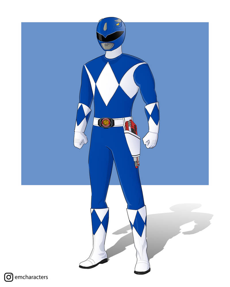 Mighty Morphin Blue Ranger by EduardoM on DeviantArt