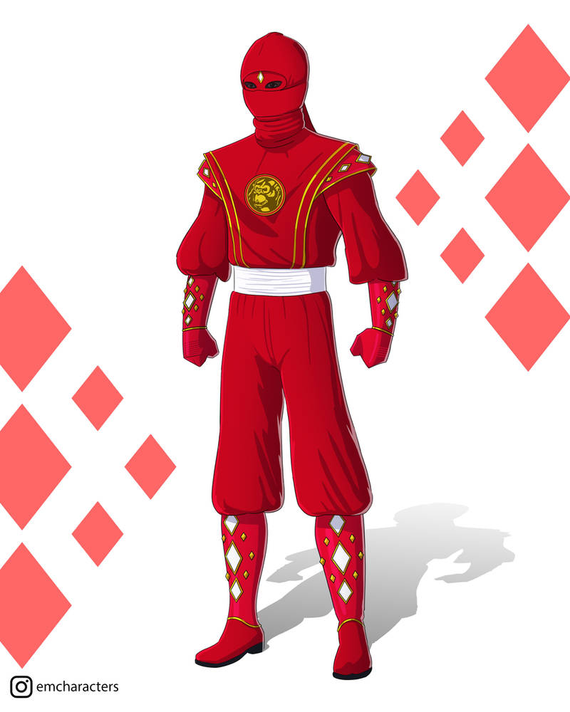 Ninja Red Ranger by EduardoM on DeviantArt