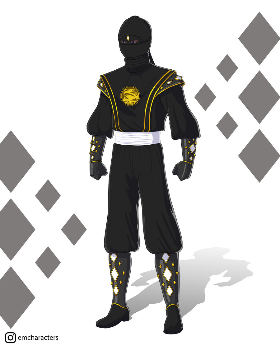 Ninja Ranger Render Deviantart Black Ninja Ranger by EduardoM on DeviantArt
