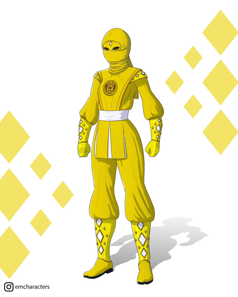 Yellow Ninja Rangers by EduardoM on DeviantArt