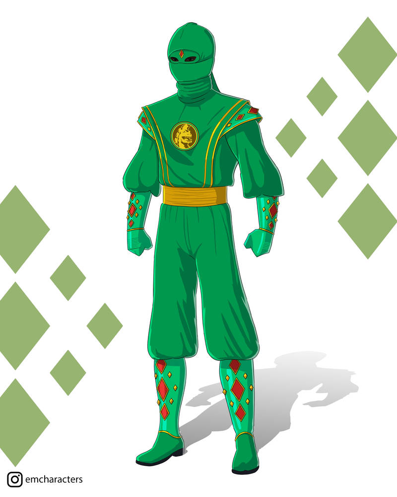 Naja Ranger Green Ninja Ranger by EduardoM on DeviantArt