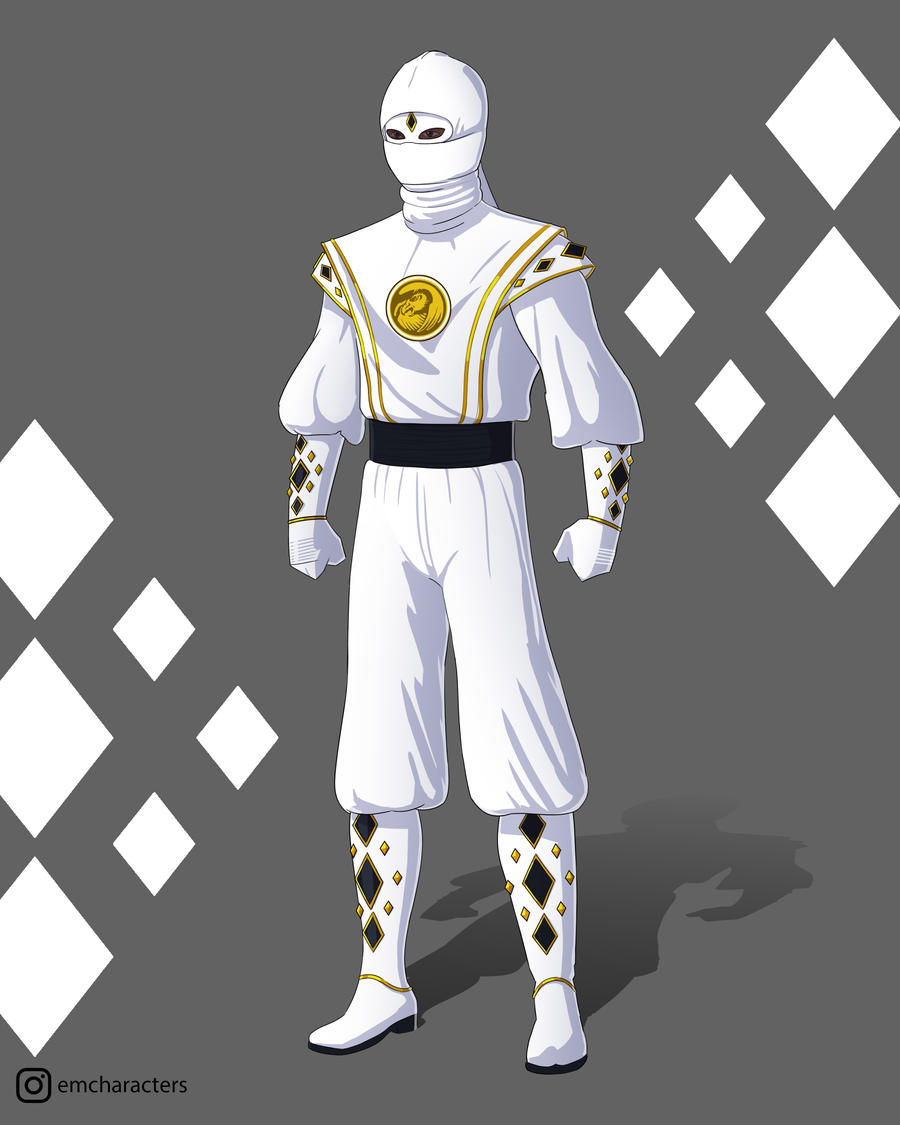 Dnd Ninja Ranger White Ninja Ranger by EduardoM on DeviantArt