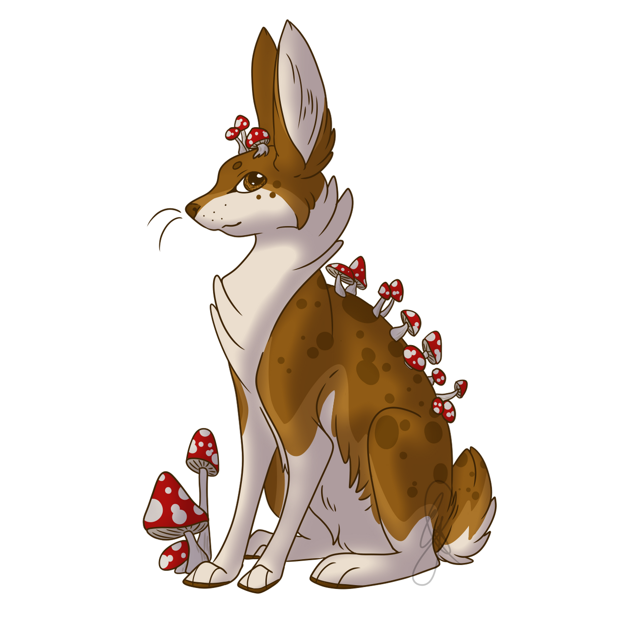 Mushroom Rabbit by EJscribble on DeviantArt