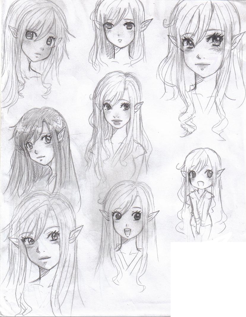 Yume in diff anime styles