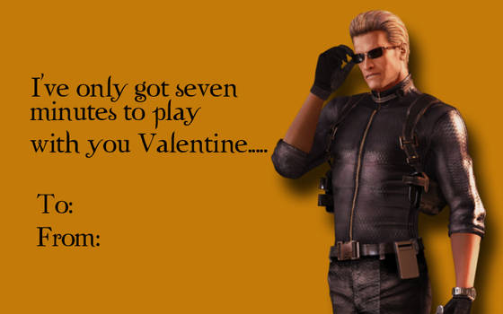 Tacky RE Valentines-Albert Wesker 1