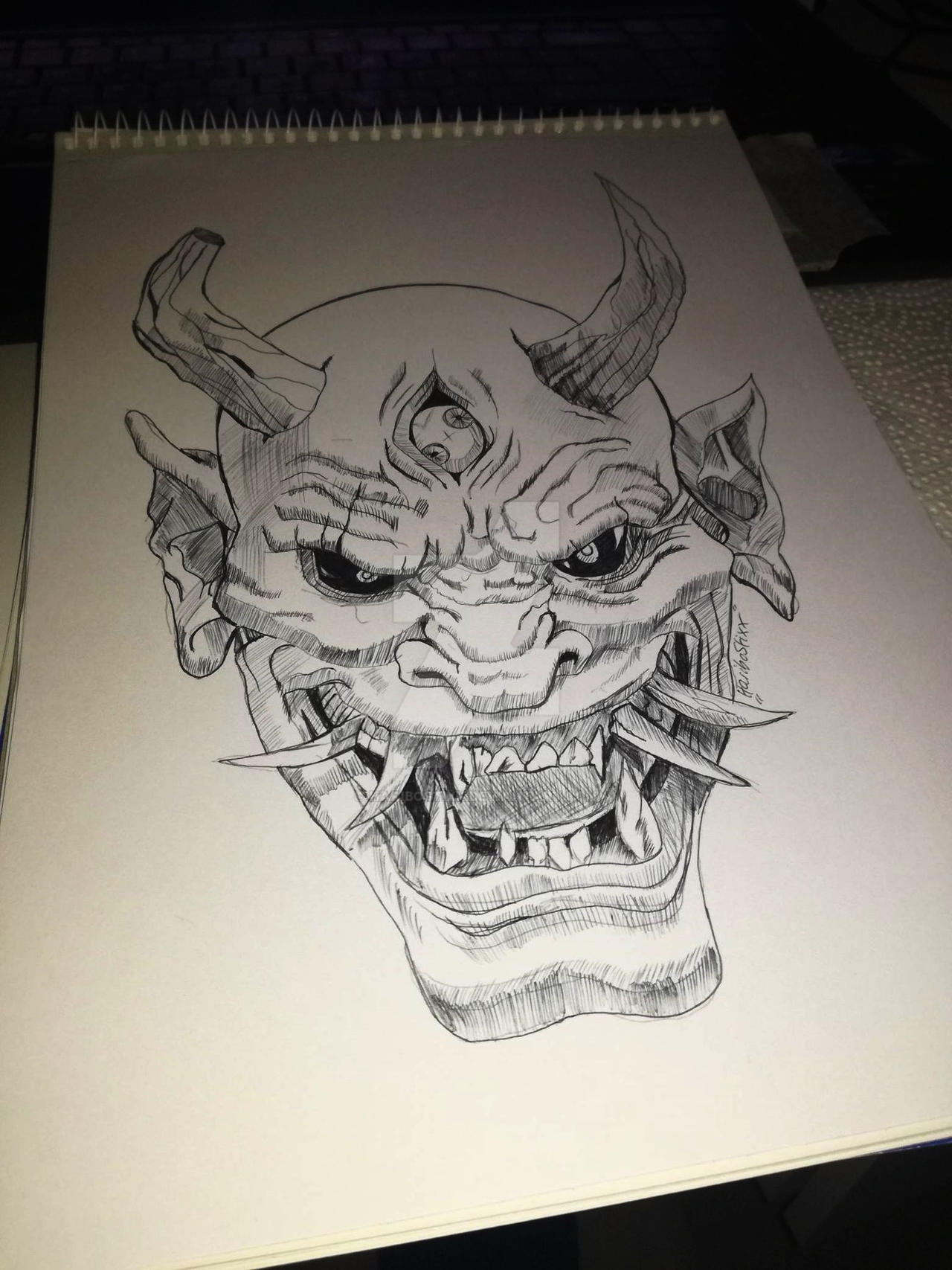 Devil's skin 👹 I really missed drawing Eddy u.u . #sketch #doodle  #digitalart #procreate #creepy #devil #andjusticeforall #procreate…