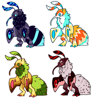 Mothman creatures adopts-Open