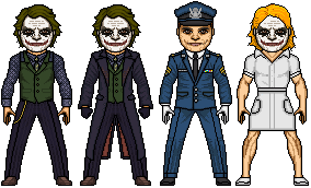 Download The Joker - Joker Pixel Art Minecraft - Full Size PNG