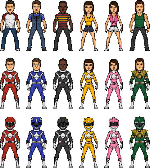 Mighty Morphin Power Rangers by MicroManED on DeviantArt