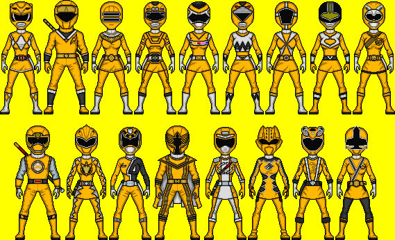 Yellow Ranger Power by MicroManED on DeviantArt