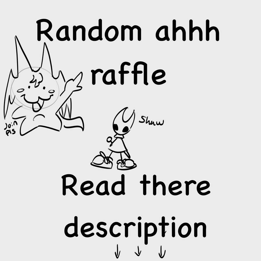 random raffle for the funnies by CozyLobster on DeviantArt