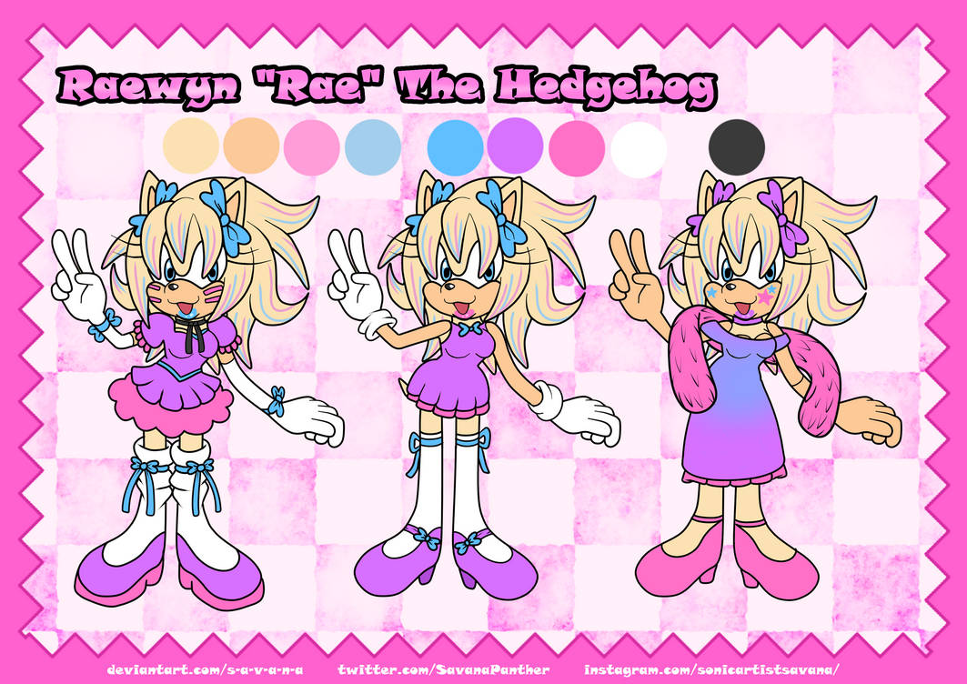 Raewyn The Hedgehog Reference by S-A-V-A-N-A on DeviantArt