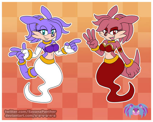 Genie and Djinn - The Weasel Sisters
