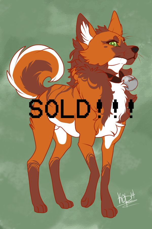 SOLD: Maned Wolf Mix