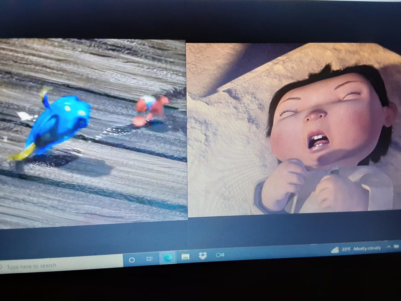 Marlin (Finding Nemo) scares Baby Roshan by Supecrossover on DeviantArt