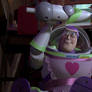 Buzz Lightyear playing with his arm 6