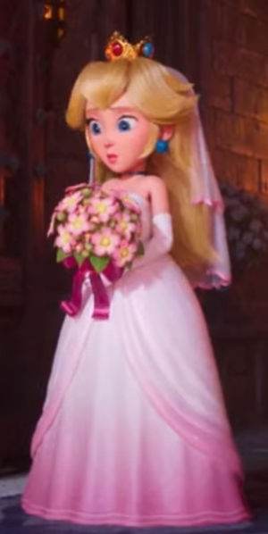 princess peach in her wedding dress Issy | Princess peach enchanted wedding dress - - - - - - # princesspeach #mario #supermario #supermariobros #smb #mariomovie #art