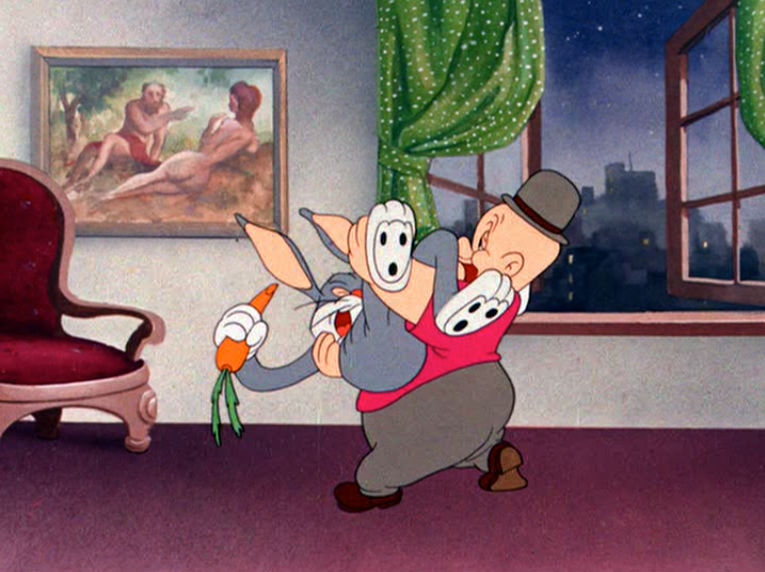 Elmer Fudd rocks Bugs Bunny to sleep 5 by Supecrossover on DeviantArt
