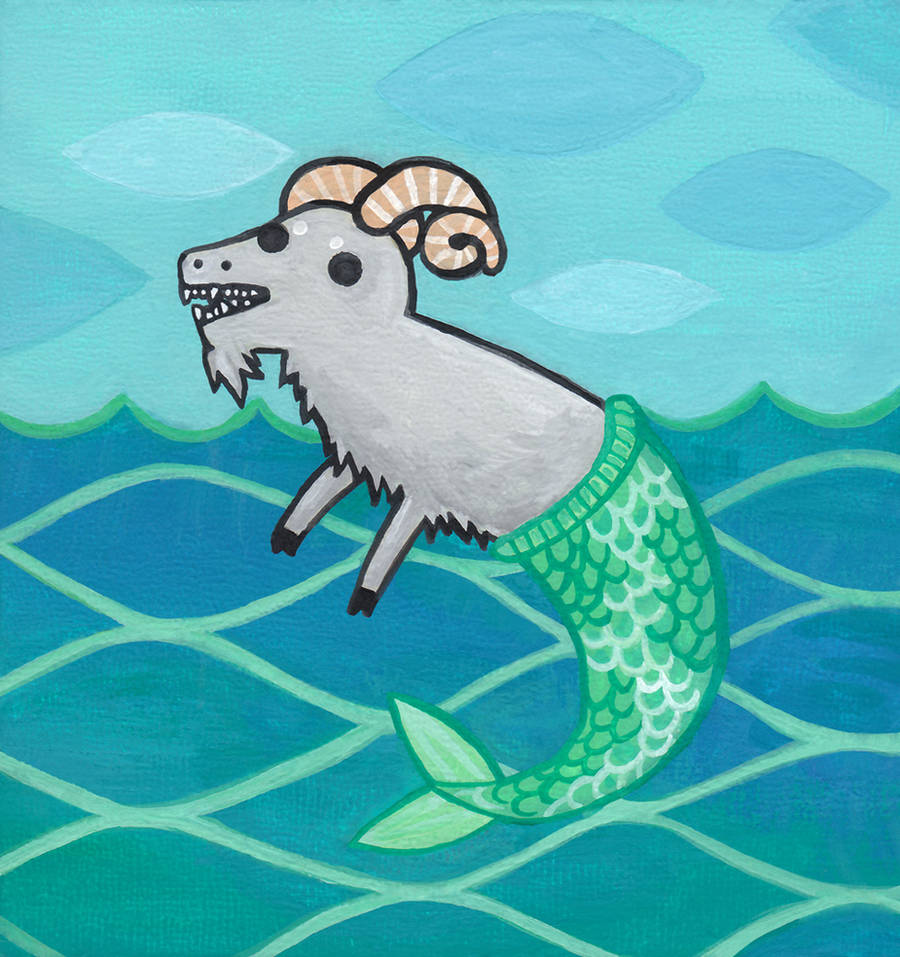 Capricorn: the Mergoat by nekofoot