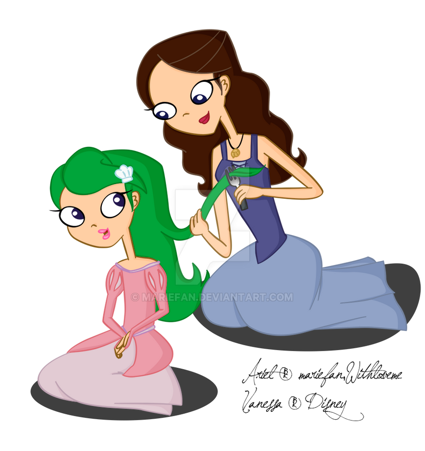 Ariel and Vanessa by mariefan on DeviantArt