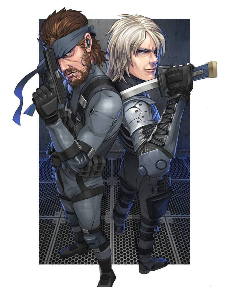 Solid Snake and Raiden by Keagan-McTamney on DeviantArt