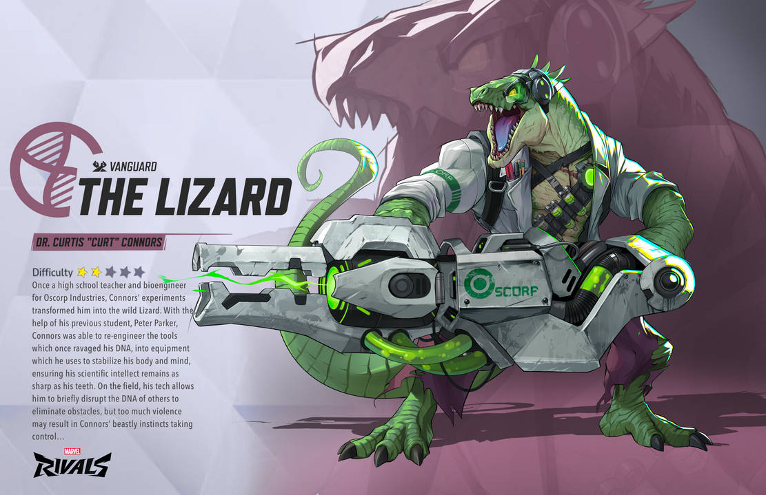 The Lizard - Marvel Rivals Concept by Keagan-McTamney on DeviantArt